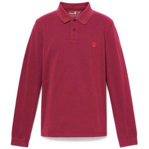 Timberland Millers River L/S Millers River Pique Polo Poloshirt (Heren |rood)