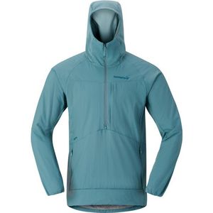 Norrøna - Møre Octa Zip Hood - Fleecevest - Turkoois - 100% Polyester