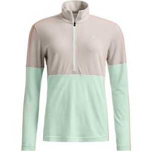 Ortovox - 185 Rock'N'Wool Zip Neck - Merino-ondergoed - Groen