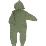 Engel - Baby-Overall - Olijfgroen - Met Kapuze en Rits