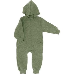 Engel - Baby-Overall - Olijfgroen - Met Kapuze en Rits