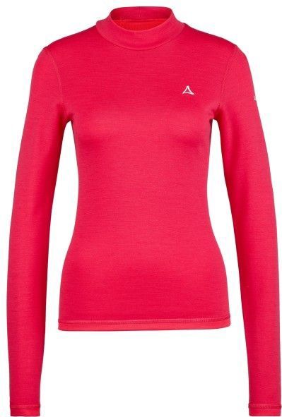 Schöffel - Functioneel Shirt - 3050/Pink - Merino Turtle Neck - Lange Mouwen