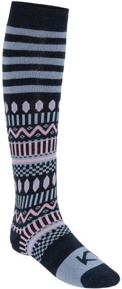 Kari Traa - Åkle Sock - Merinosokken - Blauw/Grijs