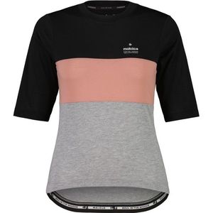 Maloja Womens WallisM Fietsshirt (Dames |zwart/grijs)