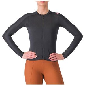 Castelli - Espresso L/S Jersey - Fietsshirt - Grijs - Waterdicht