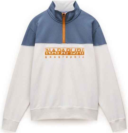 Napapijri B-Saturnia Half Zip Trui (Heren |wit)