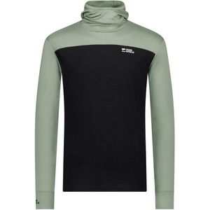 Mons Royale Heren Yotei Merino Powder Hood Longsleeve