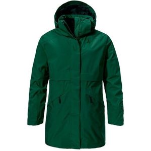 Schöffel - Malkay - Lange Jas - Groen - Isolerend - Waterdicht