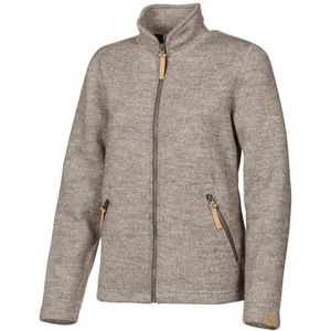 Ivanhoe of Sweden Womens NLS Twig Full Zip Wollen vest (Dames |grijs/bruin)