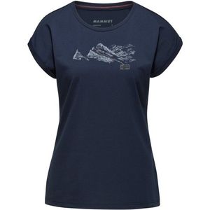 Mammut Womens Mountain T-Shirt Finsteraarhorn Sportshirt (Dames |blauw)
