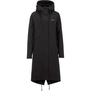 Didriksons Womens Alicia Parka Long 3 Parka (Dames |zwart |waterdicht)
