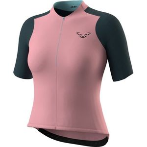 Dynafit Womens Ride Light S/S 1/2 Zip Jersey Fietsshirt (Dames |roze)