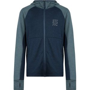 Stoic Kids Merino260 StadjanSt Jacket w Hood Merinohoodie (Kinderen |blauw)
