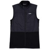 Mons Royale - Diversion Merino Wind Vest - Fietsbodywarmer - Zwart/Blauw