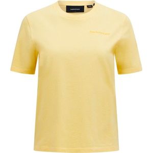 Peak Performance Womens Original Small Logo Tee T-shirt (Dames |beige)