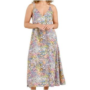 DEDICATED Womens Dress Svanhalla Jurk (Dames |beige)