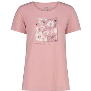 CMP Womens Bomboo T-Shirt T-shirt (Dames |roze)