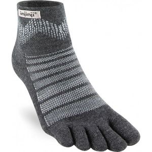 Injinji Outdoor Midweight Mini-Crew Wool Wandelsokken (grijs)