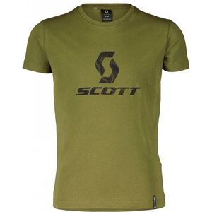 Scott Kids 10 Icon S/S T-shirt (Kinderen |olijfgroen)