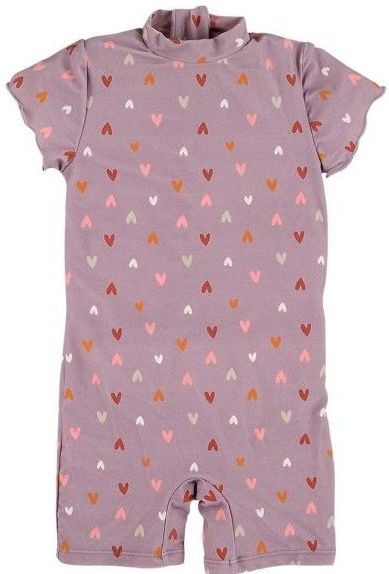 Sterntaler - Kids Schwimmanzug Herz - Lycra - Roze - UV-bescherming