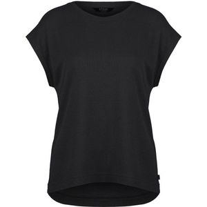Stoic Womens WoolHemp VarbergSt Pique Top Top (Dames |zwart)
