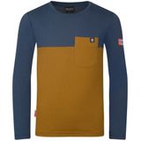 Trollkids - Kid's Bergen - Longsleeve - Blauw/Bruin