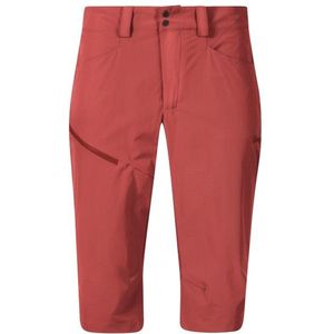 Bergans Womens Vandre Light Softshell Long Shorts Trekkingbroek (Dames |rood)