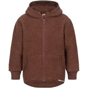 Engel - Kinder Kapuzenjacke - Bruin - Wollen Vest