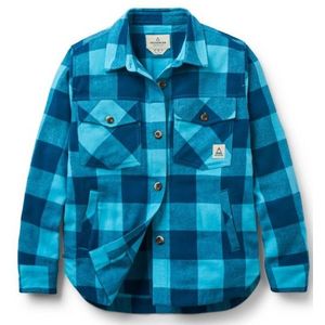 Passenger Womens Stella Organic Cotton L/S Shirt Blouse (Dames |blauw)