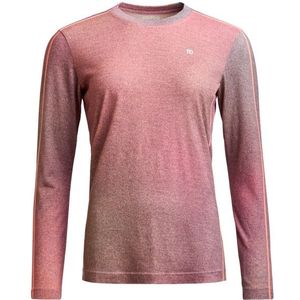 Ortovox Womens 185 RockNWool Print L/S Merino-ondergoed (Dames |roze)
