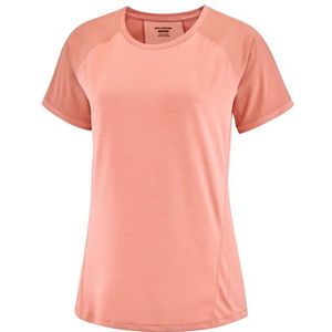 Salomon Womens Outline Sportshirt (Dames |roze)