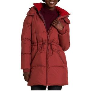 Tranquillo Womens Gefütterte Winterjacke Lange jas (Dames |rood)