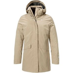 Schöffel Womens 3in1 Parka Borkol Parka (Dames |beige |waterdicht)