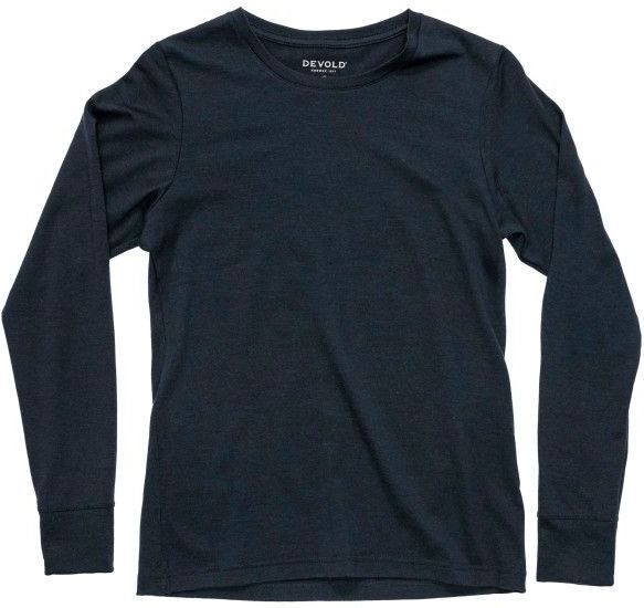 Devold Of Norway - Classic T-shirt - Blauw - Lange Mouwen - Vrouw