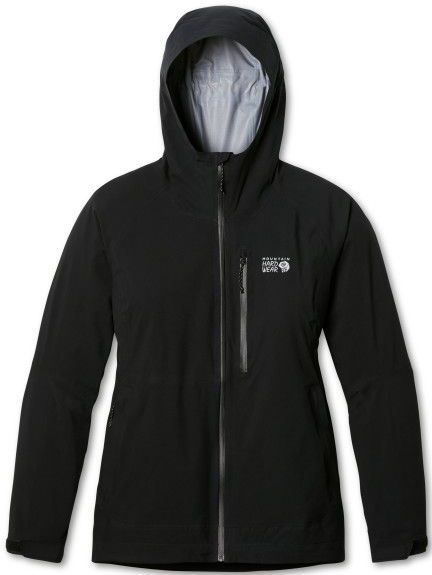 Mountain Hardwear Womens Stretch Ozonic Jacket Regenjas (Dames |zwart |waterdicht)