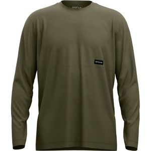 Ortovox 185 Merino Patch L/S Merinoshirt (Heren |dark wild herbs)