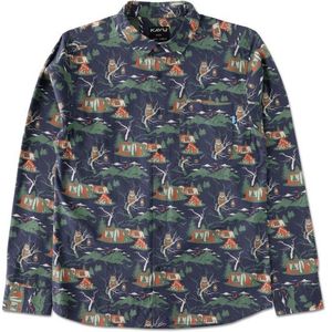 KAVU Westerly Overhemd (Heren |blauw)