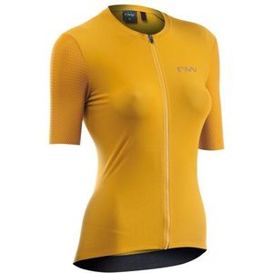 Northwave Womens Extreme 2 Jersey Short Sleeve Fietsshirt (Dames |geel)