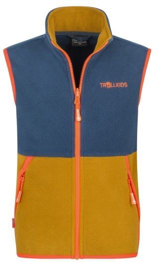 Trollkids - Kjerag Vest - Fleecebodywarmer - Blauw