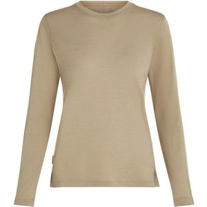 Icebreaker Womens Merino 150 Ace L/S Tee Merinoshirt (Dames |beige)