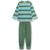 Sanetta - Jongenspyjama - Blauw - Pyjamaset - Lange Mouwen - Badstof