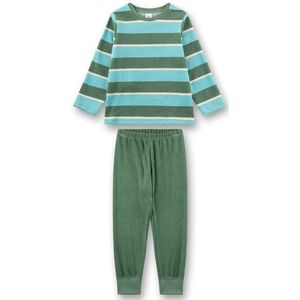 Sanetta - Jongenspyjama - Blauw - Pyjamaset - Lange Mouwen - Badstof