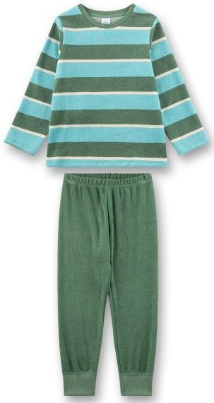 Sanetta - Jongenspyjama - Blauw - Pyjamaset - Lange Mouwen - Badstof