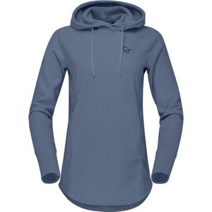 Norrona Womens Femund Warm2 Hood Fleecetrui (Dames |blauw)