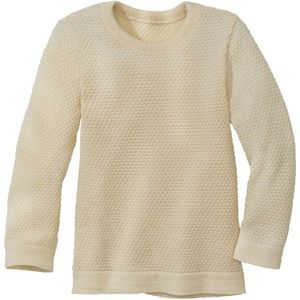 disana Kids Wabenstrick-Pullover Wollen trui (Kinderen |beige)