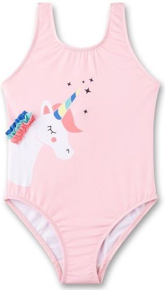 Sanetta - Meisjesbadpak - Roze - Gerecyclede Polyester-mix - Badmode voor Kinderen