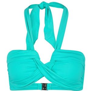 Seafolly Womens Collective Halter Bandeau Bikinitop (Dames |turkoois)