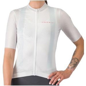 Castelli Womens Fantasia Jersey Fietsshirt (Dames |wit |waterdicht)