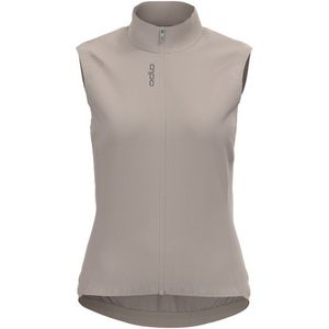 Odlo Womens Essential Windproof Vest Hardloopbodywarmer (Dames |grijs)