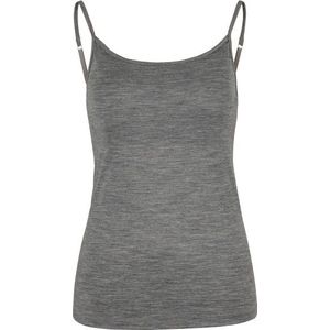 Icebreaker Womens Siren Bra Cami Merino-ondergoed (Dames |grijs)